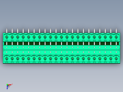 DEGSON 2EDG 系列 5.08mm 可插拔接线端子组-2EDGRH-5.08-42P-14-00AH俯视缩略图