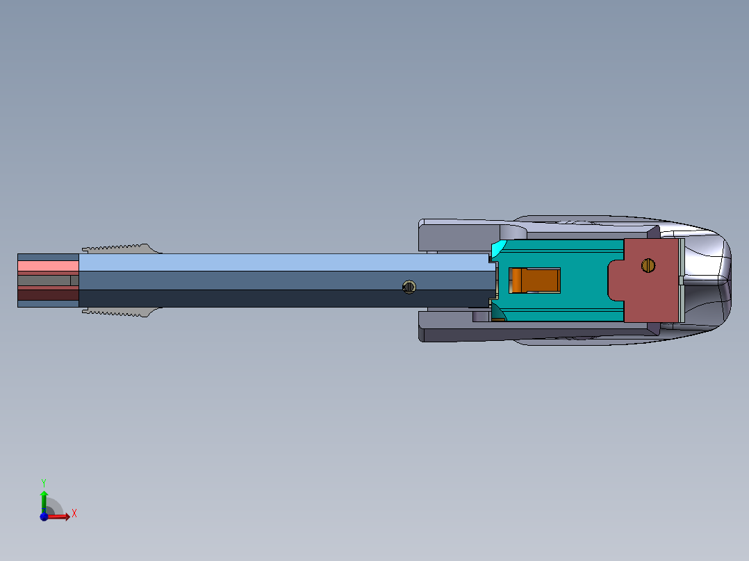 俄罗斯22LR口径运动手枪（IZH-35M手枪）前视图