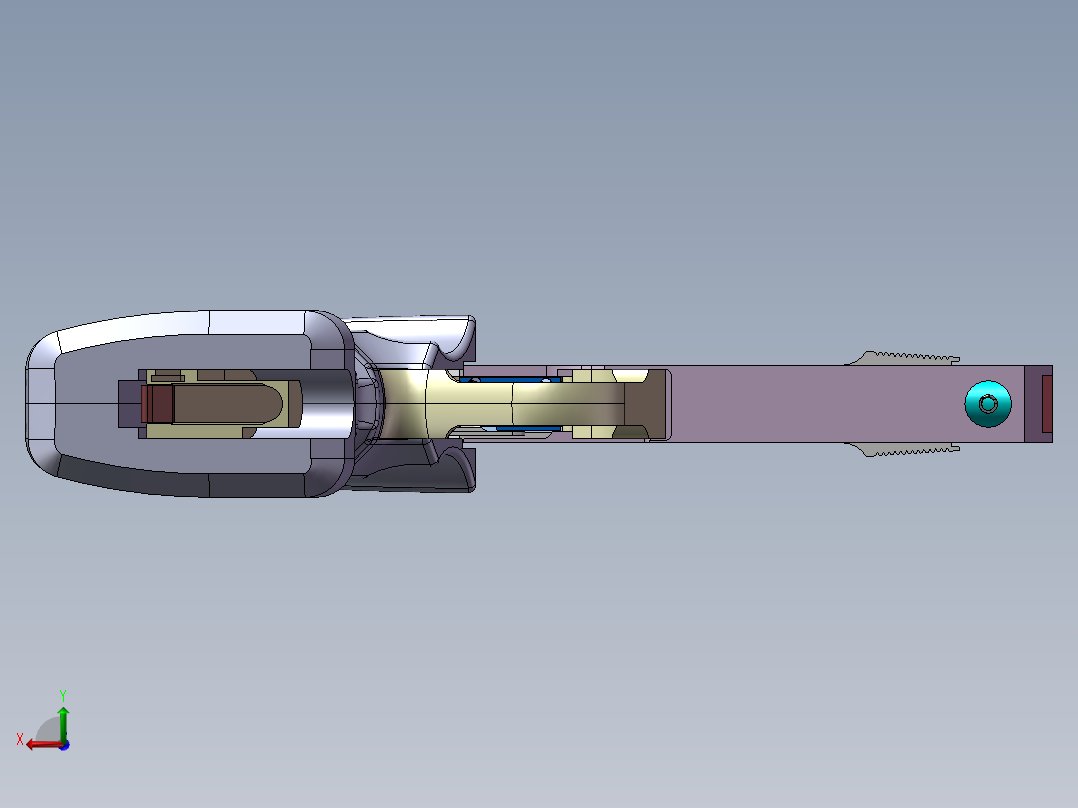 俄罗斯22LR口径运动手枪（IZH-35M手枪）后视图