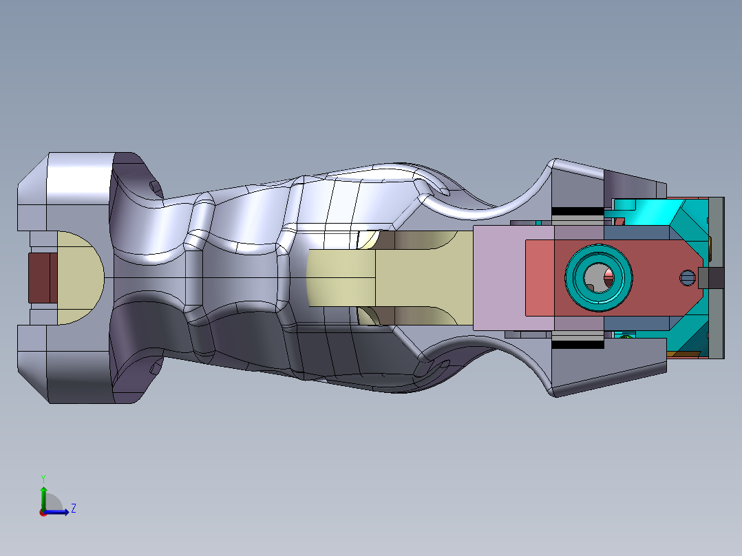 俄罗斯22LR口径运动手枪（IZH-35M手枪）左视图