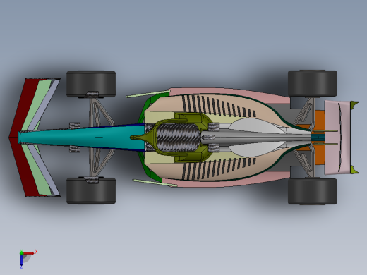 F1赛车俯视缩略图