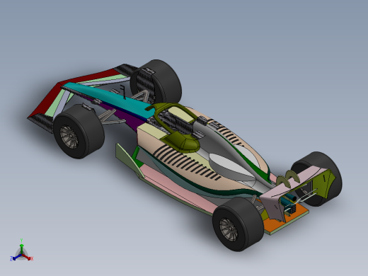 F1赛车正等轴测缩略图