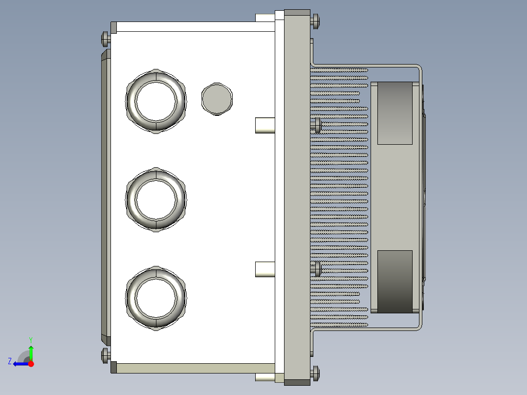 新能源汉腾幸福ES01纯电动车控制器右视图