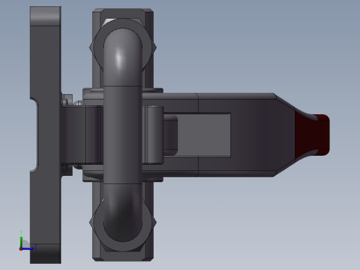 快速夹钳-门栓型(CT-J-40380左视缩略图
