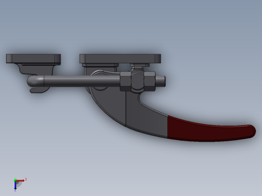快速夹钳-门栓型(CT-J-40380俯视缩略图