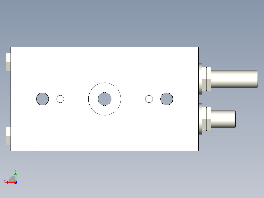 旋转气爪PRC22ST-90后视图