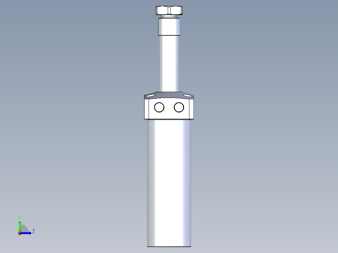 KOSMEKLHA0400-SL-Q40多系列多零件图纸模型左视图
