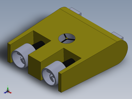 无线电遥控潜艇--sw stp正等轴测缩略图