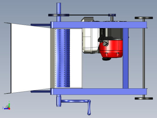 木薯马铃薯土豆粉碎机右视缩略图