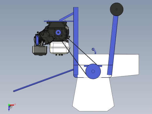 木薯马铃薯土豆粉碎机俯视缩略图