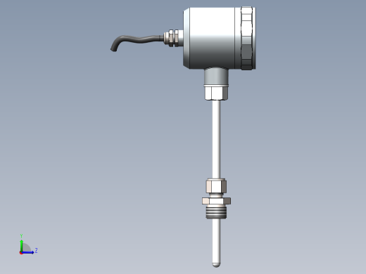 数显温度传感器左视缩略图