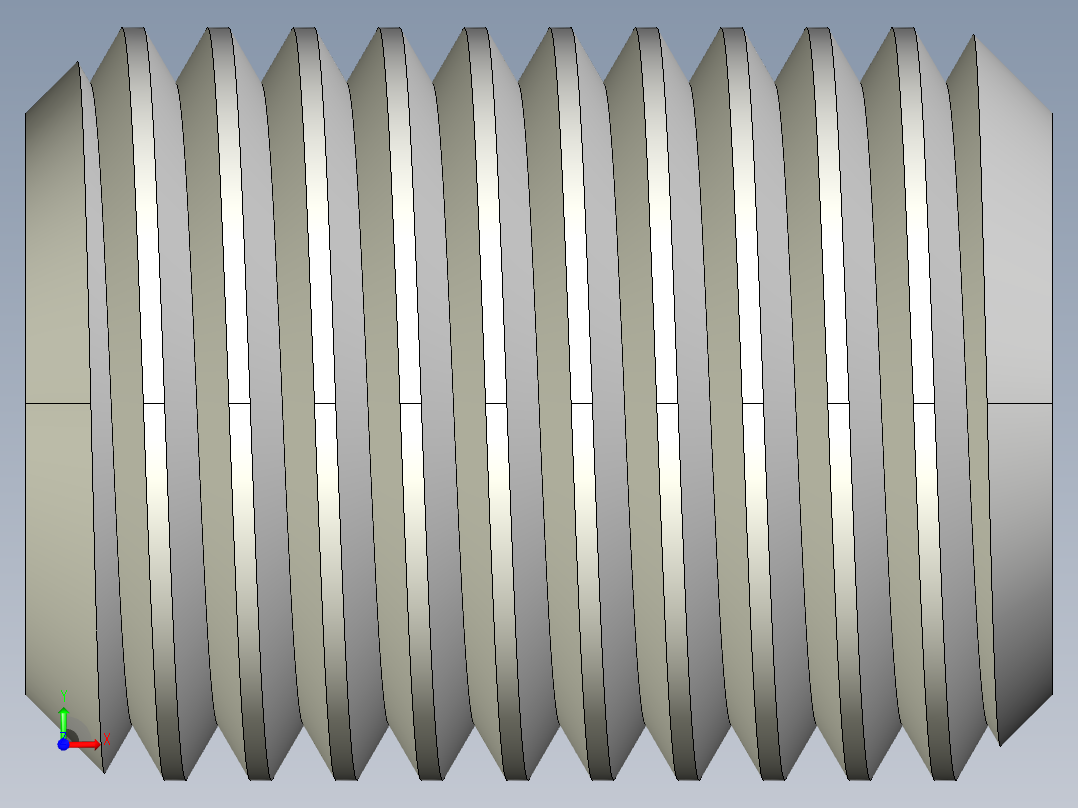 DIN 913-ISO 4026 固定螺钉-M22 L=30.STEP前视图