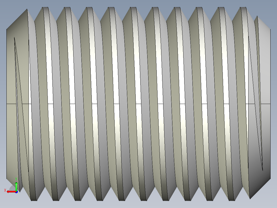 DIN 913-ISO 4026 固定螺钉-M22 L=30.STEP后视图