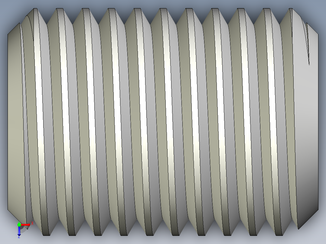 DIN 913-ISO 4026 固定螺钉-M22 L=30.STEP俯视图