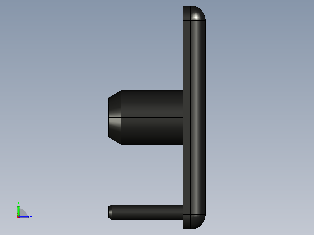 型材-BR 30X30R COVER CAP 3842548777左视图