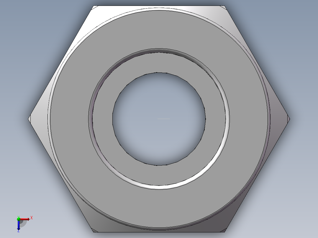 螺纹直通APC10-03（3分10厘）俯视图