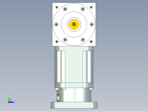 换向器PW170双轴 PLX142-L2 35-114.3-200-M12-10B.stp左视缩略图