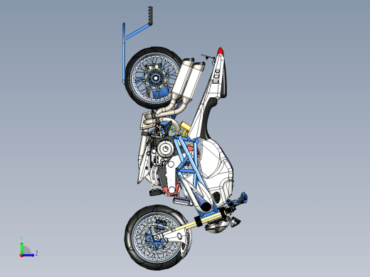 摩托车ducati-rs-project-SolidWorks-stp-igs格式左视缩略图