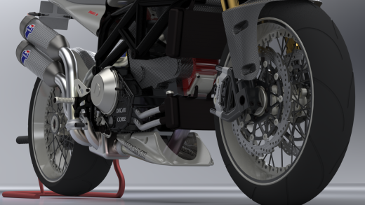 摩托车ducati-rs-project-SolidWorks-stp-igs格式缩略图