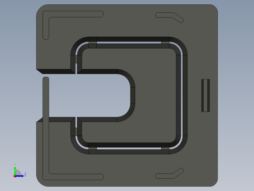型材-BR CABLE DUCT CAP 45X45 3842535676左视缩略图