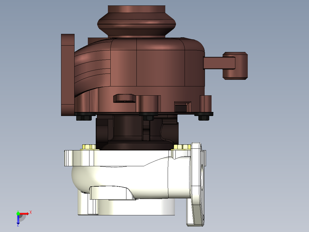 增压器 (9)俯视图