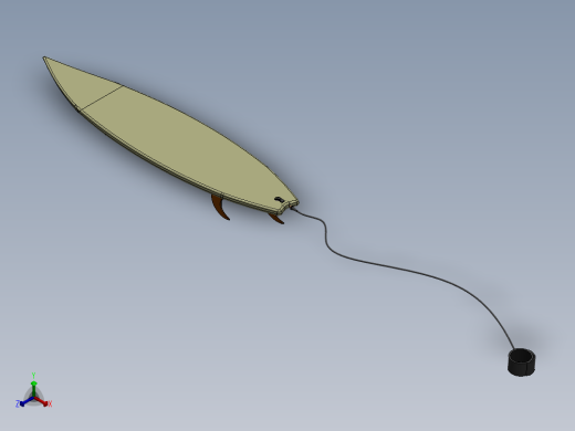 冲浪板9正等轴测缩略图