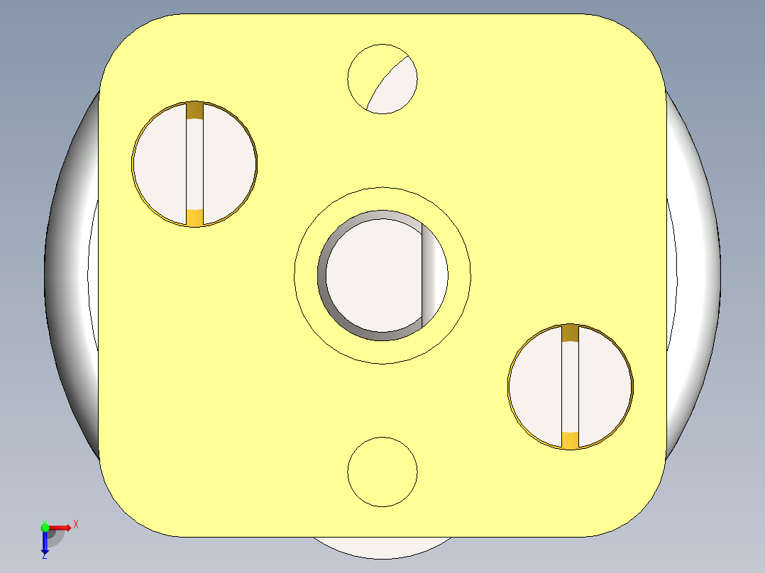 10RPM 6V 60mA 3mm轴迷你DC齿轮变速箱电机俯视图