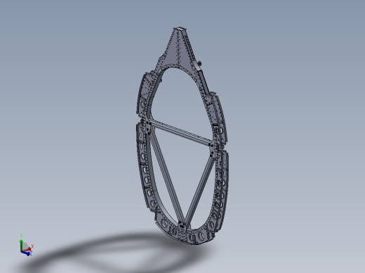 机身框飞行员后面的框