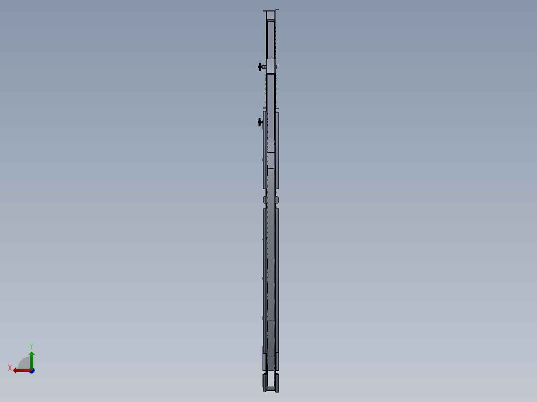 机身框飞行员后面的框后视图