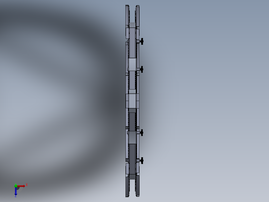 机身框飞行员后面的框俯视图