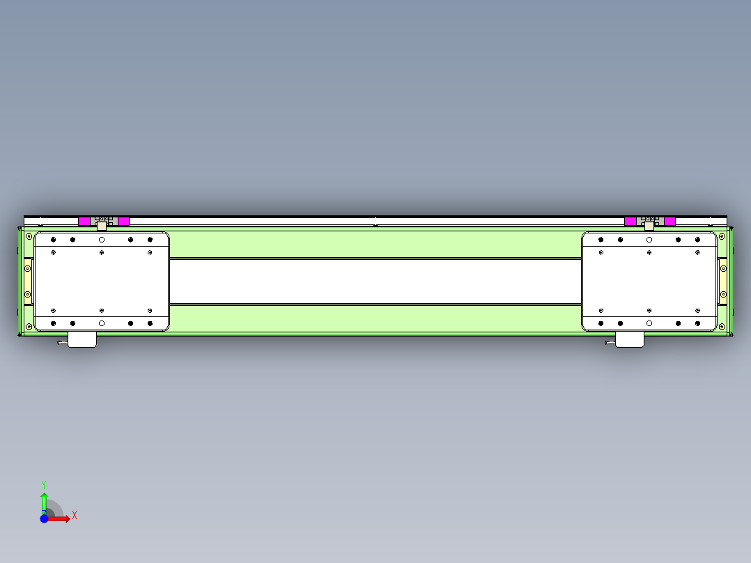 威洛博LC系列3d模型模组2LC17E2Y-S600前视图