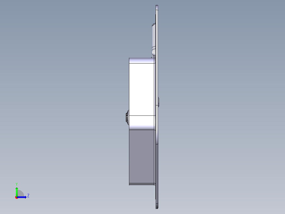 水槽、不锈钢水槽(136)左视图