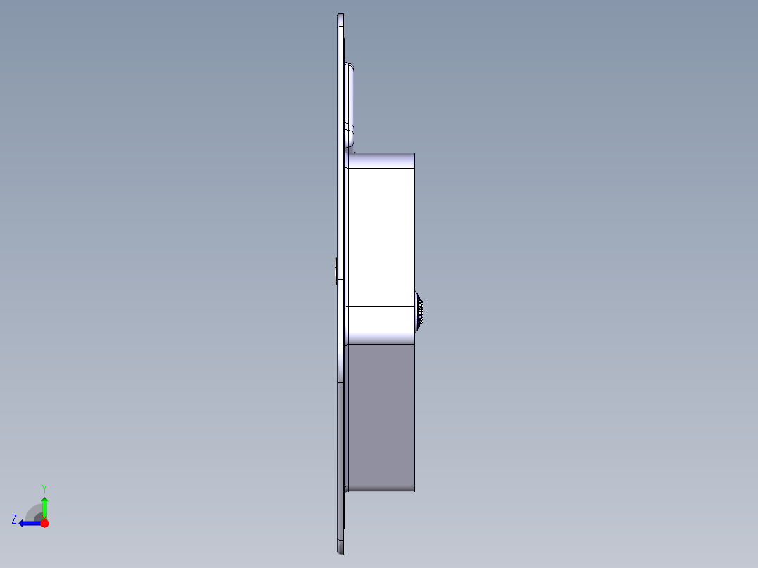 水槽、不锈钢水槽(136)右视图