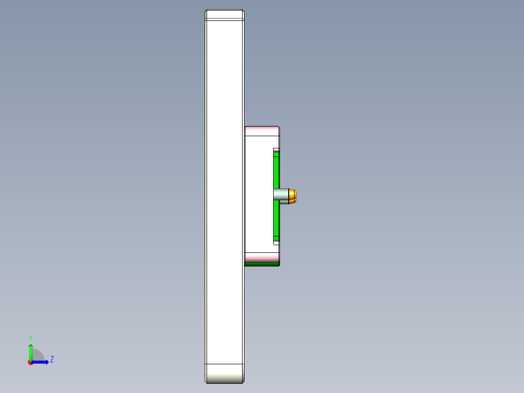 x1-b笔记本CNC工装夹具三维模型-damozhiju-dizuo-0701左视图