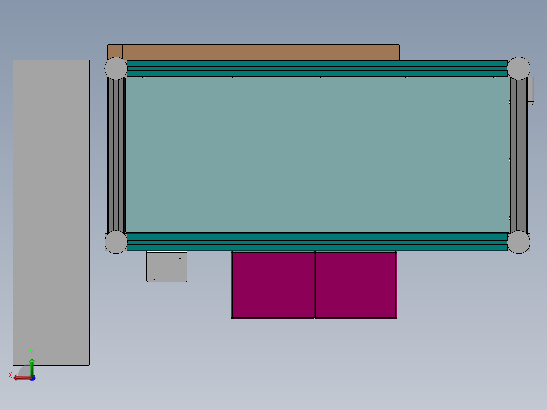 天窗装配线-OFFLINE(中横梁预装工位)sw16可编辑+工程图后视图