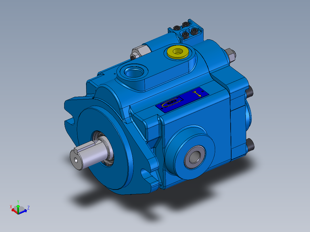 Continental Hydraulics-HPV-20B35-RF-O-1R液压元件主视图