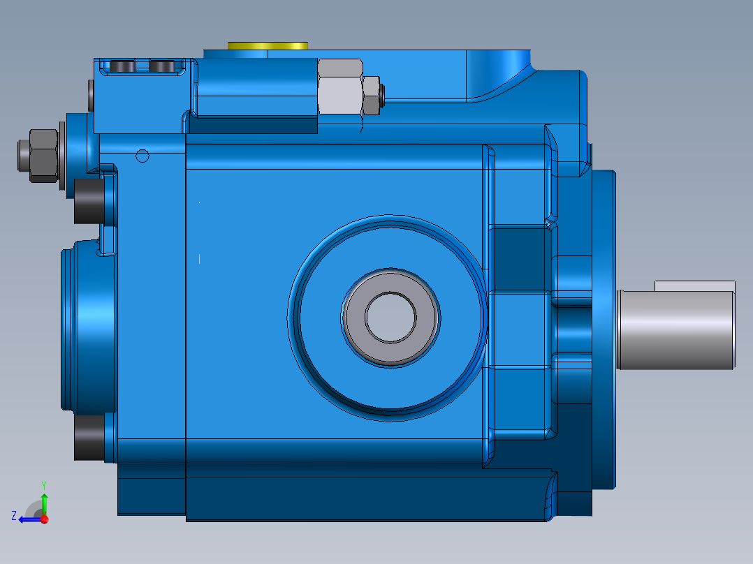 Continental Hydraulics-HPV-20B35-RF-O-1R液压元件右视图