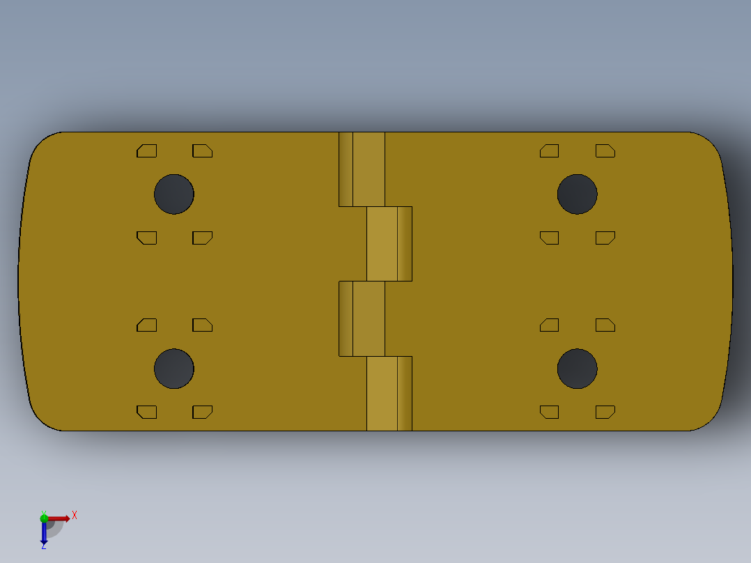 铰链、-合页cerniera-a-li俯视图