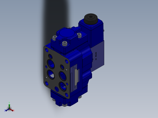 液压阀正等轴测缩略图