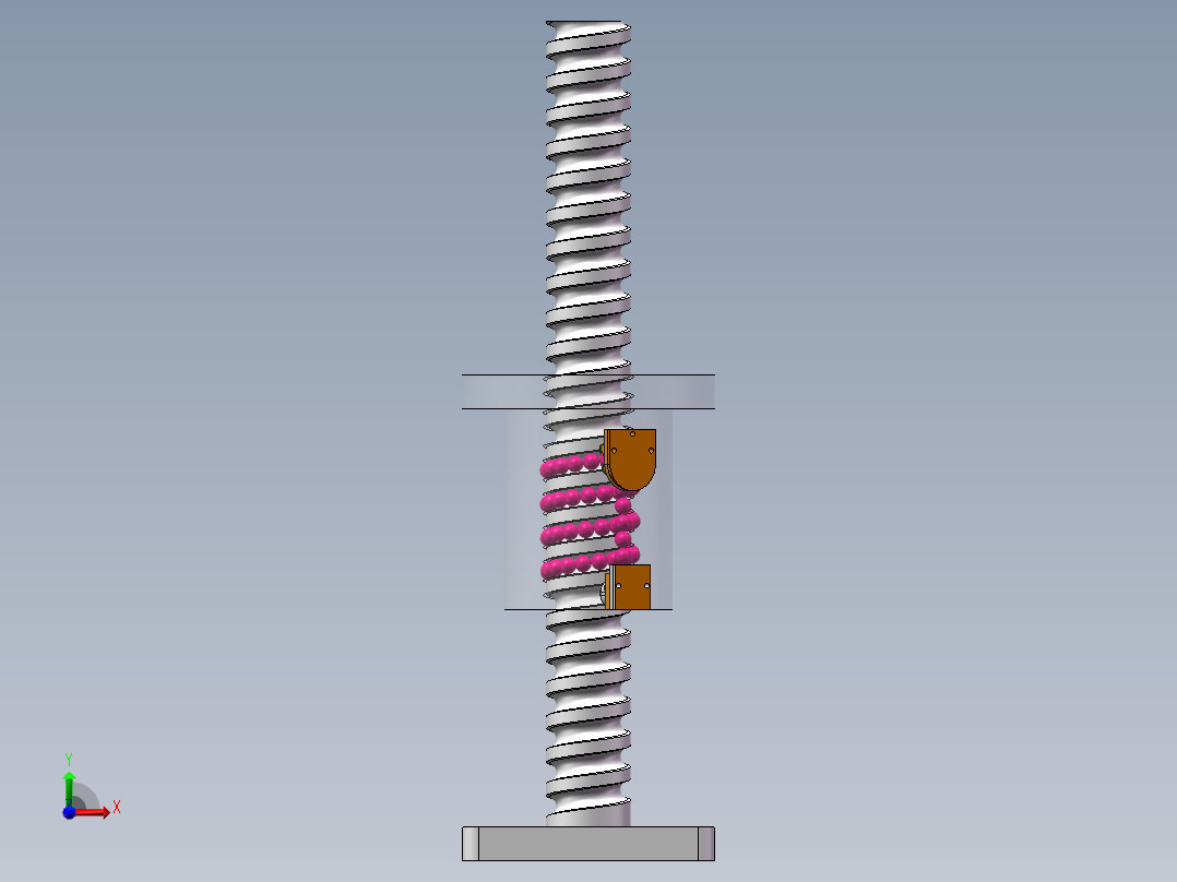 滚珠丝杠2前视图