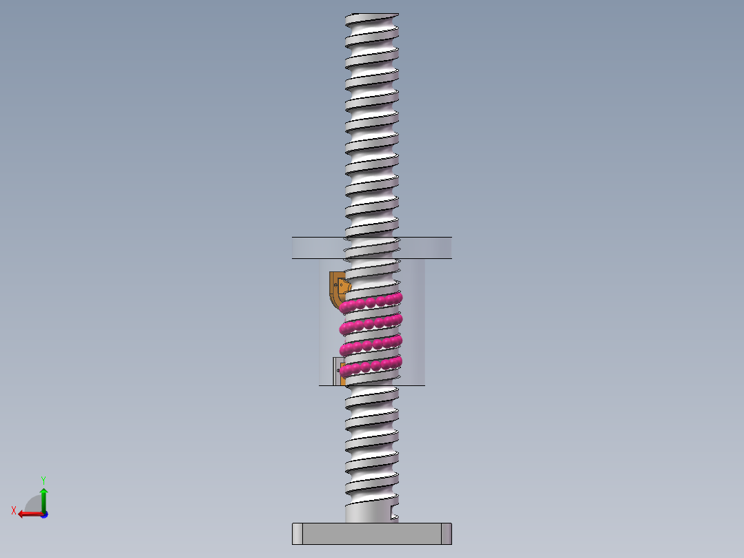 滚珠丝杠2后视图