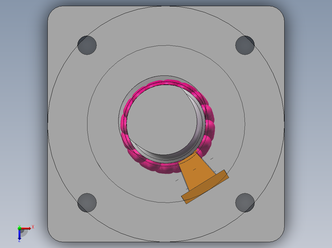 滚珠丝杠2俯视图