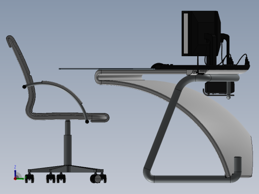 电脑桌(54)右视缩略图