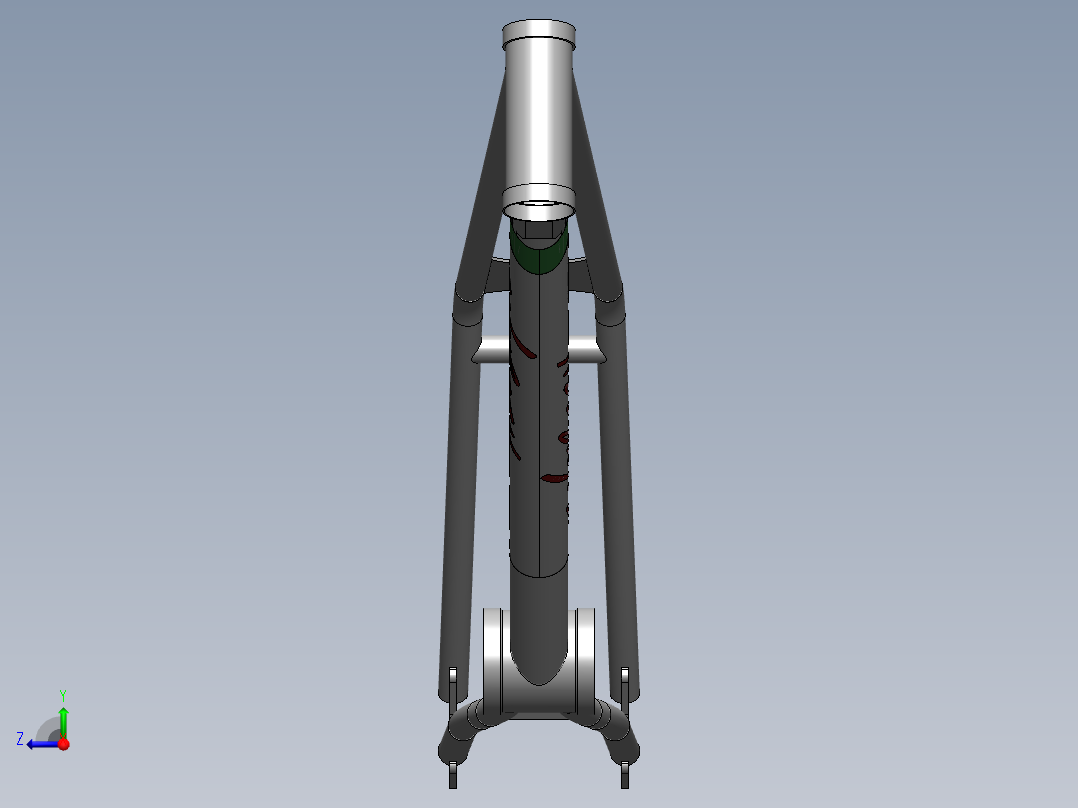 哈罗车架右视图