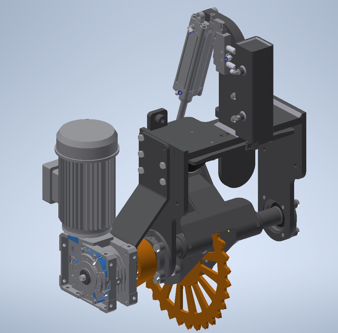 链条驱动夹紧轮