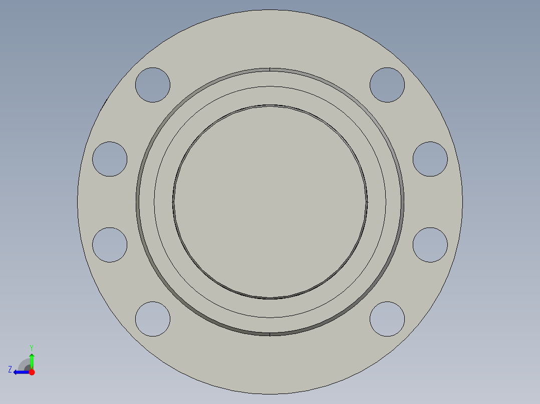 JF12520-8滚珠丝杆3D模型右视图