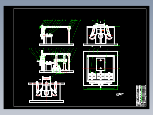 中学编程教育的一体化实验箱设计-新型机构22张CAD图
