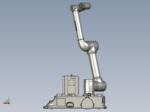 搭载机械手的四轮驱动AGV后视缩略图