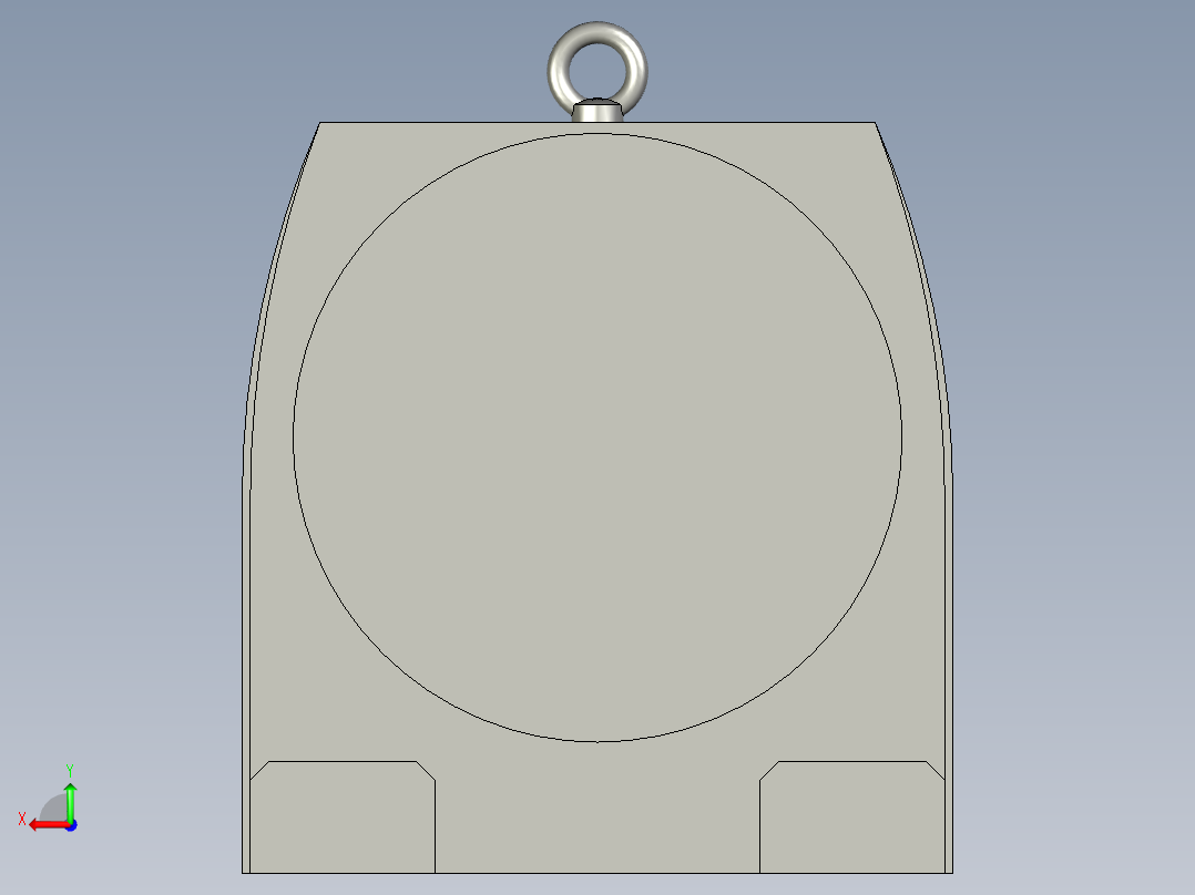 R97底脚轴伸式安装斜齿轮减速机R97-Y75-4P-1824-M1-0_R97后视图