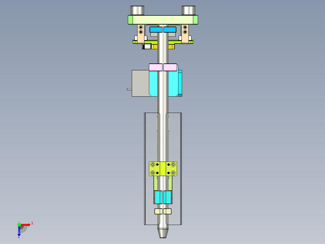 端面缺陷检测设备CCD检测机俯视图